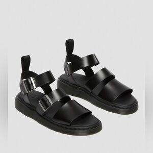 Dr. MARTENS GRYPHON BRANDO LEATHER GLADIATOR SANDALS GREAT CONDITION